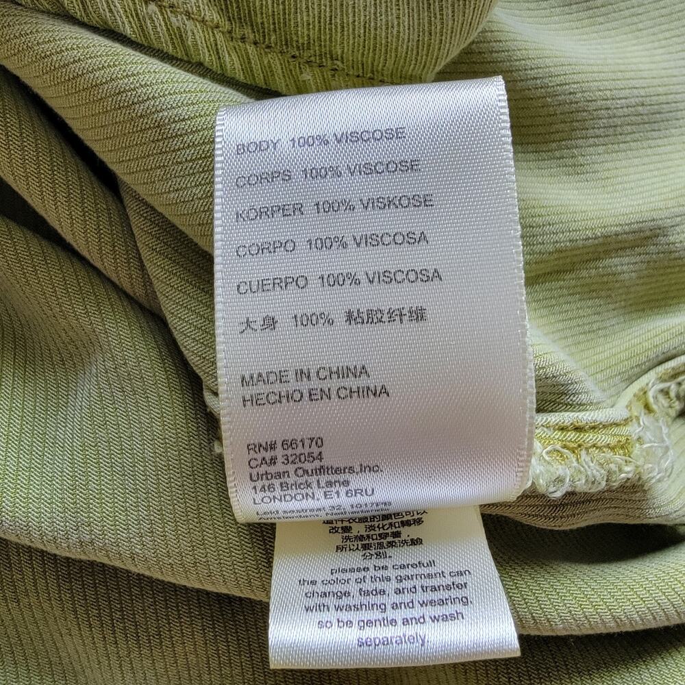 Pilcro Womens XL Boyfriend Button Down Shirt Long Sleeve Green Casual - Picture 11 of 11